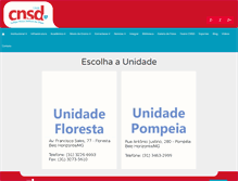 Tablet Screenshot of cnsdbh.com.br